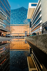 Seitenstraße an der Elphi