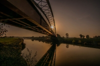 Sonneuntergang am Elbe Seitenkanal